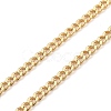 Brass Curb Chain Necklaces NJEW-JN02974-2