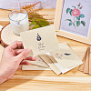 Leaf Pattern Kraft Envelopes and Greeting Cards Set DIY-CP0001-78-7