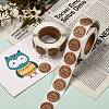 Self-Adhesive Kraft Paper Gift Tag Stickers DIY-G013-A20-5