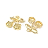 Brass Micro Pave Cubic Zirconia Pendants KK-H072-10G-2