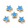 Rack Plating Alloy Enamel Beads ENAM-F146-19G-03-3