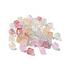 Transparent Crackle Glass Beads GLAA-B015-13-1