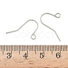 SHEGRACE Brass French Hooks with Loop XGR0002P-02P-3