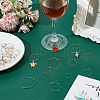 32Pcs 4 Sizes 2 Colors 316 Surgical Stainless Steel Wine Glass Charms Rings STAS-LP0001-02-3