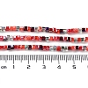 Gradient Color Electroplate Glass Bead Strands X-GLAA-E042-05-B09-5