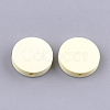 Painted Natural Poplar Wood Beads WOOD-S045-063A-01-2