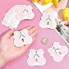 Paper Hair Clip Display Cards DIY-WH0199-79-3