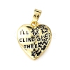 Brass Pendants KK-V007-011G-05-1
