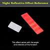 4 Sheet 4 Color Waterproof Plastic Reflective Sticker DIY-GF0004-88-5