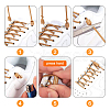 PandaHall Elite 48Pcs 12 Colors Plastic Screw Clasps FIND-PH0004-17-6