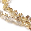 Pearl Luster Plated Electroplate Glass Beads EGLA-Q066-PL01-3