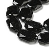 Natural Obsidian Beads Strands G-P544-B03-01-4