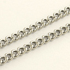 Tarnish Resistant 304 Stainless Steel Curb Chains CHS-R008-08-1