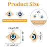 20Pcs 2 Colors Acrylic Pendants FIND-AR0002-36-2