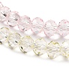 Transparent Painted Glass Beads Strands X1-DGLA-A034-T8mm-A25-4