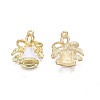 Rack Plating Alloy Enamel Pendants ENAM-N055-128-3