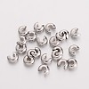 Brass Crimp Beads Covers X-EC266-1