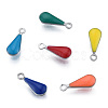 304 Stainless Steel Enamel Charms STAS-N092-178-2