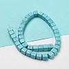 Dyed Synthetic Turquoise Beads Strands G-G075-B02-01-3