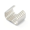 Non-Tarnish 201 Stainless Steel Ribbon Ends STAS-H143-22P-4