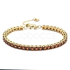 Rhinestone Bracelet BJEW-C049-01G-02-1