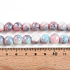 Baking Paint Glass Beads Strands DGLA-N003-10mm-C03-5
