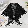 2Pcs 2 Colors Cloth Polyester Headbands for Woman OHAR-CY0001-02-3