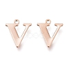 304 Stainless Steel Charms STAS-H112-V-RG-1