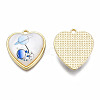 Resin Pendants PALLOY-N161-009-NR-3