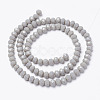 Opaque Solid Color Glass Beads Strands X1-EGLA-A034-P8mm-D10-2