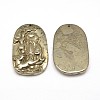 Buddha Natural Pyrite Pendants G-I125-23-1