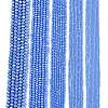 Electroplate Glass Beads Strands X-EGLA-A044-P6mm-B17-2