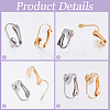 40Pcs 304 Stainless Steel Clip-on Earring Findings STAS-SP0001-23P-6