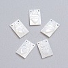 Natural White Shell Mother of Pearl Shell Charms SSHEL-I024-05-1