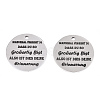 Non-Tarnish 201 Stainless Steel Pendants LS-STAS-T064-38P-8-2