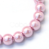 Baking Paint Pearlized Glass Pearl Beads Strands X-HY-Q003-10mm-47-2