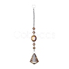 Crystal Teardrop Beaded Wall Hanging Decoration Pendant Decoration HJEW-G019-01F-1