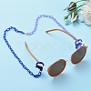 Personalized Two Tone ABS Plastic Cable Chain Necklaces NJEW-JN02825-06-5