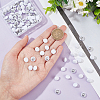 100Pcs 1-Hole Aluminum Buttons DIY-NB0007-77B-3