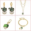 30Pcs 6 Styles Alloy Enamel Pendants ENAM-CJ0004-91-6