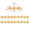 Handmade Brass Beaded Chains CHC-I006-02G-3
