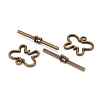 Tibetan Style Alloy Toggle Clasps MLF5111Y-NF-2