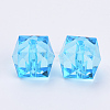 Transparent Acrylic Beads TACR-Q259-8mm-V40-01-2