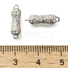 925 Sterling Silver Micro Pave Clear Cubic Zirconia Screw Clasps STER-U006-05P-3