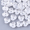 Resin Imitation Pearl Bead Caps RESI-T040-007B-1