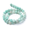 Natural Amazonite Beads Strands X-G-T055-8mm-17-2