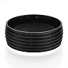 201 Stainless Steel Grooved Finger Ring Settings STAS-WH0047-06EB-1