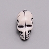Opaque Acrylic Beads SACR-WH0006-02D-1
