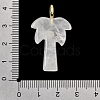 Natural Quartz Crystal Carved Pendants X-G-C282-04A-3