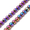 Electroplate Synthetic Non-magnetic Hematite Beads Strands G-E602-04-2